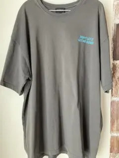 【ページボーイリム】グレー　ロゴTシャツ