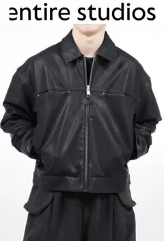 entire studios leather jacket レザージャケット arced leather jacket copper – entire studios