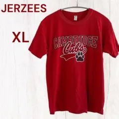 JERZEES XL レッド Tシャツ CAMBRIDGE Cubs
