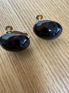 イヤリング　ブラック系　　大人系　オシャレ　お出かけ