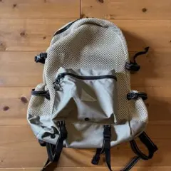 and wander アンドワンダー3D mesh backpack