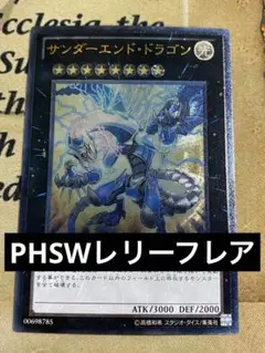 遊戯王　サンダーエンドドラゴン　レリーフ　psa10 サンダーエンド・ドラゴン - メルカリ