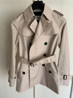 COACHコーチ ショートトレンチコート ベビーピンク/桜色 F86050