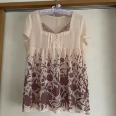 ❇️お値下げ❇️レディースチュニック　ピンクベージュ