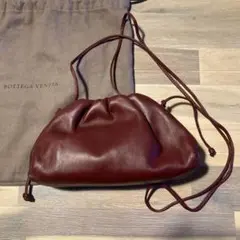 ボッテガヴェネタ Bottega Veneta ミニザポーチ レッド(ボルドー)