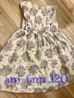 any fam 花柄ワンピース 120