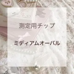 測定用チップ② ミディアムオーバル