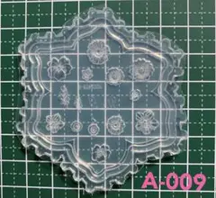 3Dネイルシリコンモールド フラワー　花　A-009