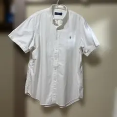 ラルフローレン オックスフォード 半袖ボタンダウンシャツ ホワイト XL
