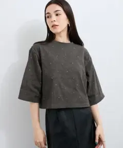 LE CERCLE par rope ビジューTシャツ