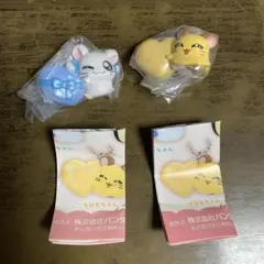 とっとこハム太郎　スイングマスコット　 ちび丸ちゃん リボンちゃん　2点セット