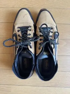 TOP SEVEN メッシュスポーツシューズ ベージュ/ブラック