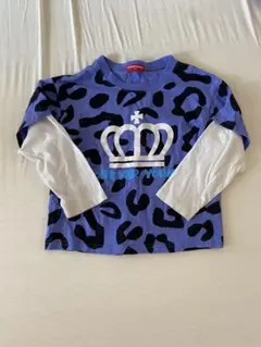 ヒョウ柄 長袖カットソー 110cm