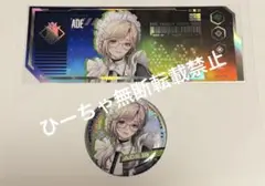 【美品】NIKKE メガニケ　韓国 ホログラム缶バッジ 高級募集チケット