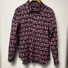Paul Smith ヤシの木 総柄 シャツ サイズXL