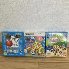 ゲームボーイソフト　箱、説明書付き　3点