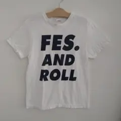rockin on/フェスＴシャツ/ホワイトロゴ