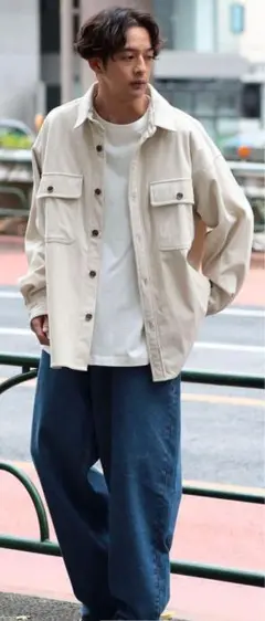 完売品‼️BEAMS 大人気‼️ポリエステル コーデュロイ ビッグ CPO