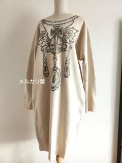 ヴィヴィアンウエストウッド裏起毛あったか トレーナーワンピース オーブネックレス