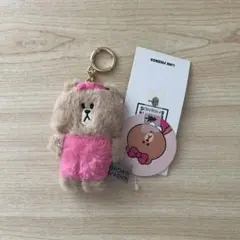 LINE FRIENDS チョコ キーホルダー ぬいぐるみ