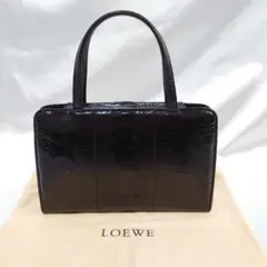 未使用級　希少　オーストレッグ　ハンドバッグ　ターンロック　自立　金具 美品 オーストリッチ トップハンドルバッグ ターンロック 自立