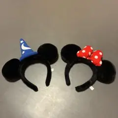 ディズニーカチューシャ ミッキー＆ミニー ペアカチューシャ
