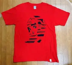 JUEMI 小岐須雅之 コラボ イラスト Tシャツ 赤 レッド Lサイズ