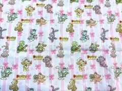 ダッフィー♥ステラルー♥リーナベル♥はぎれ♥約50✖️140♥ポリコットン