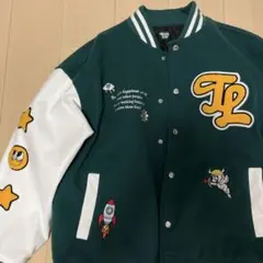 that's life ダークグリーン スタジャン
