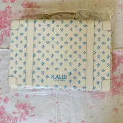 新品未開封 カルディKALDI トランク缶サマー　2025 ブルー