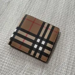 未使用級　極美品　BURBERRY 折り財布　ノバチェック　札入れ　カードケース