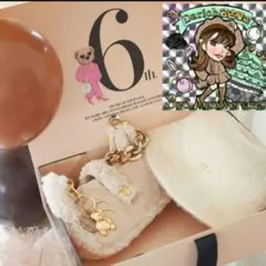 Darich ノベルティ チェーンショルダーボアバッグ ベアチャーム ダーリッチ