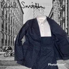 Paul Smith BLACK 1Bスーツ セットアップ コットン ドット柄