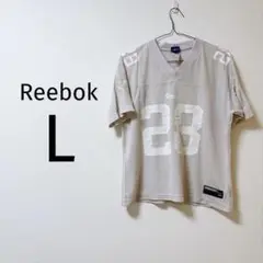 8 Reebok NFL Jersey 23 ライトグレー L トップス 半袖