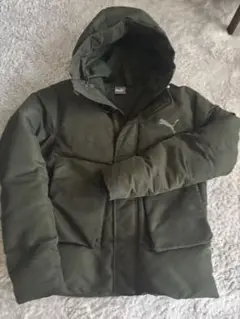 PUMA ダウンジャケット S オリーブグリーン