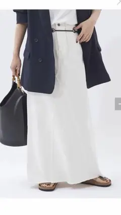 Healthy denim plage ホワイトデニムスカート
