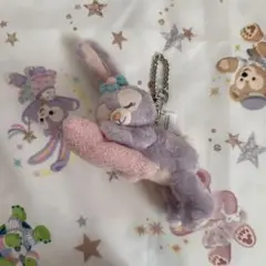 香港ディズニー おねんね ステラルー ぬいぐるみキーチェーン