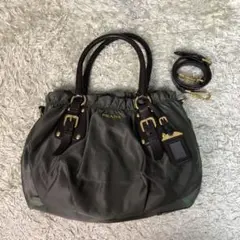 PRADA プラダ ハンドバッグ ワンショルダー 肩掛け テスートナイロン