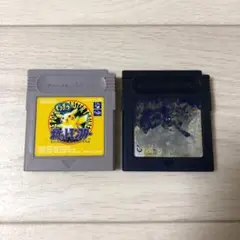 GB ゲームボーイ ソフト ポケットモンスター ピカチュウ&金 セット