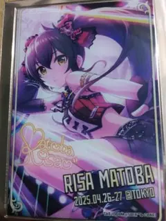 デレマス 東京公演 開催記念 クリアカード　的場梨沙