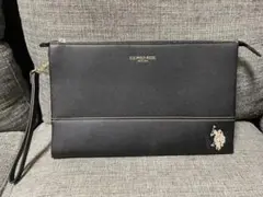 U.S. POLO ブラック クラッチバッグ
