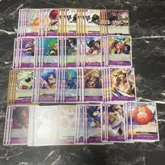 ワンピース カードゲーム　紫　4コン　まとめ　84枚 ばら売り不可
