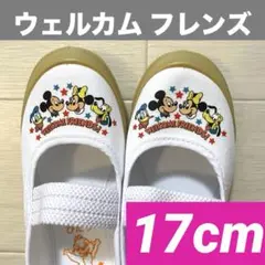 【新品】ウェルカムフレンズ★上履き★バレエシューズ★17cm★上靴★ミッキー★