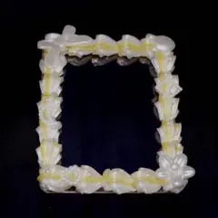 イエロー×ホワイト パールホイップデコトレカケース①
