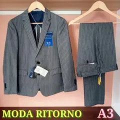 《１箇所難あり》MODA RITORNO セットアップ　グレーストライプ