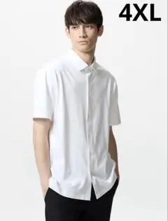 【新品】UNIQLO エアリズムコットンフルオープンポロシャツ 4XL