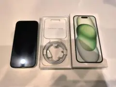 【SIMフリー】iPhone15本体　125GB　グリーン