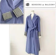 【極美品】BORDERS at BALCONY カシミヤ混　クリスタルコート 2025年最新】BORDERS at BALCONY レディース ロングコートの人気