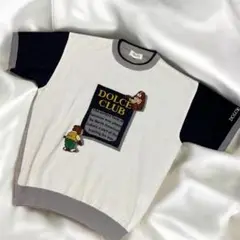 90年代　ヴィンテージ　Dolce Club ドルチェクラブ ニット Tシャツ