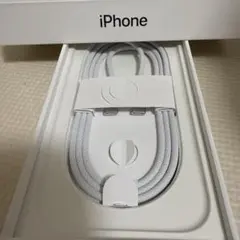 【新品未使用】iPhone純正イヤホン付属品　タイプCtoCケーブル